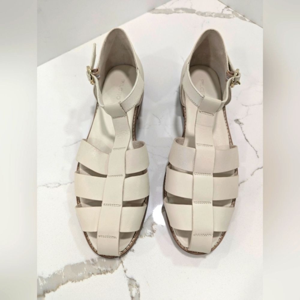 Pilcro Cream Strappy Sandals - Picture 6 of 10